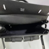 Multipocket Grain Leather Backpack