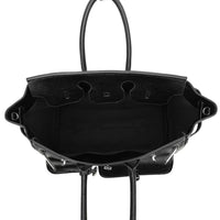 Classic Multi-Pocket Leather Weekender Bag