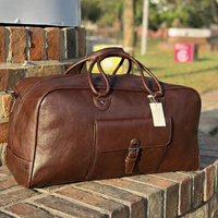 Heritage Cowhide Leather Travel Duffel Bag
