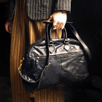 Handmade Cowhide Leather Weekender & Business Bag