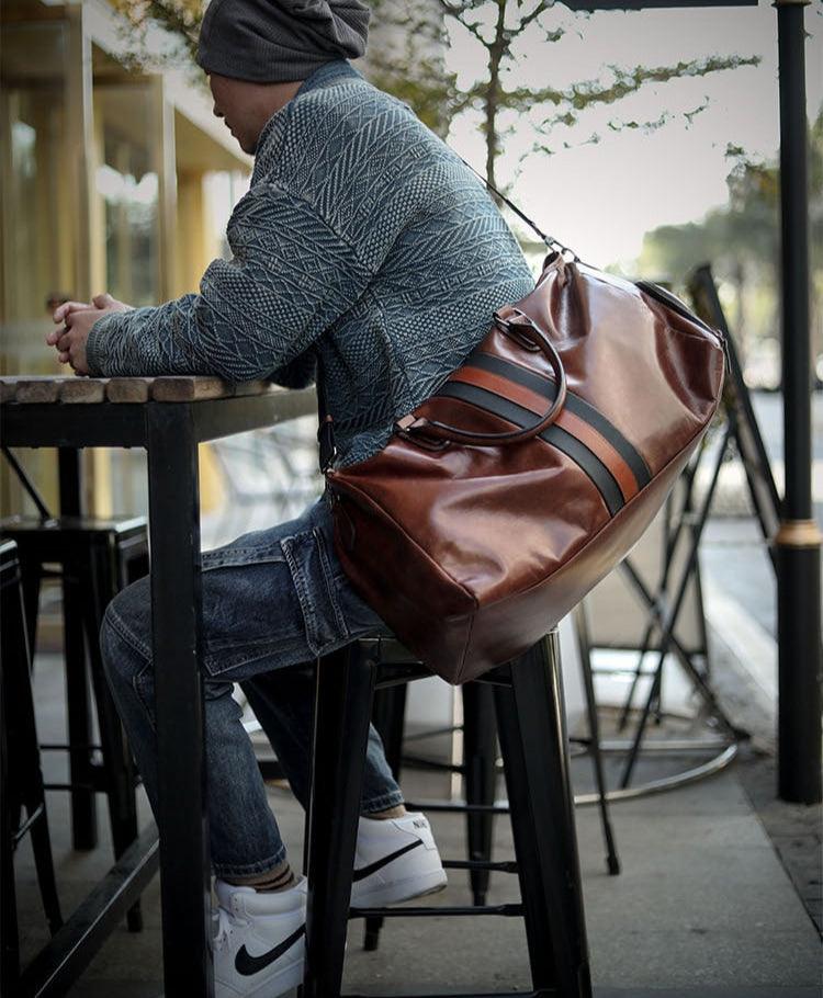Handmade Italian Leather Travel Bag