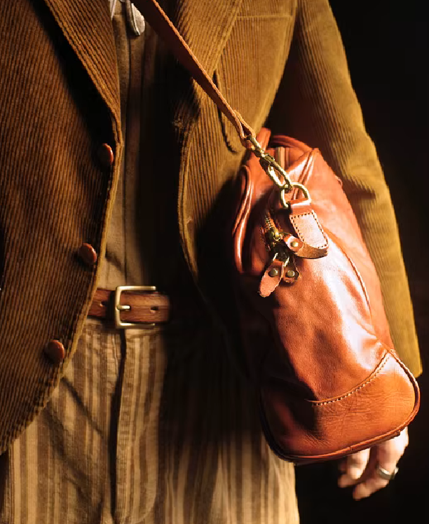 Handmade Cowhide Leather Weekender & Business Bag