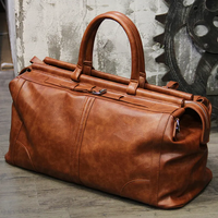 Classic Voyager Leather Travel Duffel