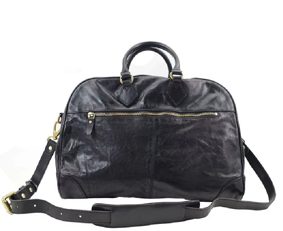 Handmade Cowhide Leather Weekender & Business Bag