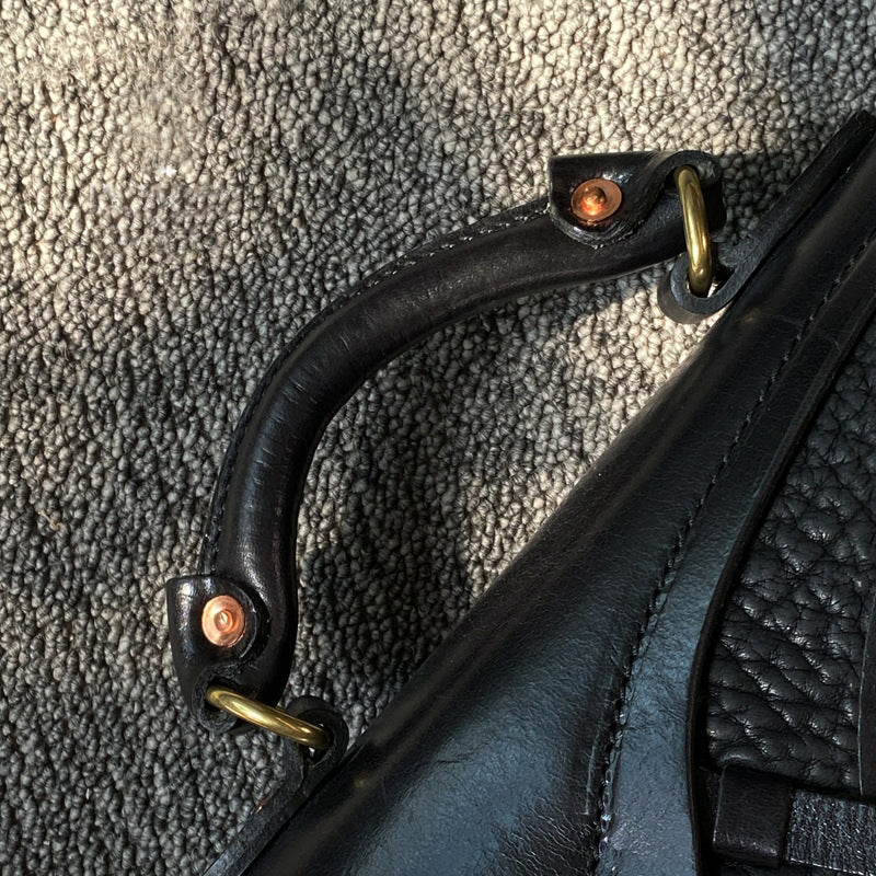 Italian Leather Mini Crossbody Saddle Bag