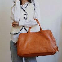Artisan Cowhide Leather Travel Bag