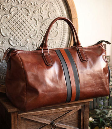 Handmade Italian Leather Travel Bag