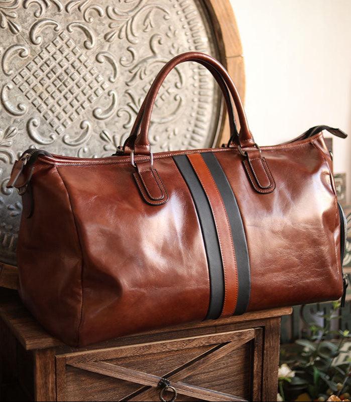 Handmade Italian Leather Travel Bag