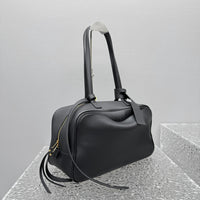 Full Grain Leather Boston Bag
