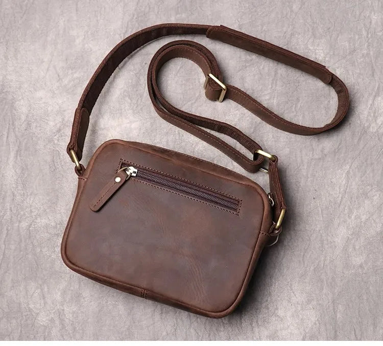 Genuine Leather Crossbody Bag