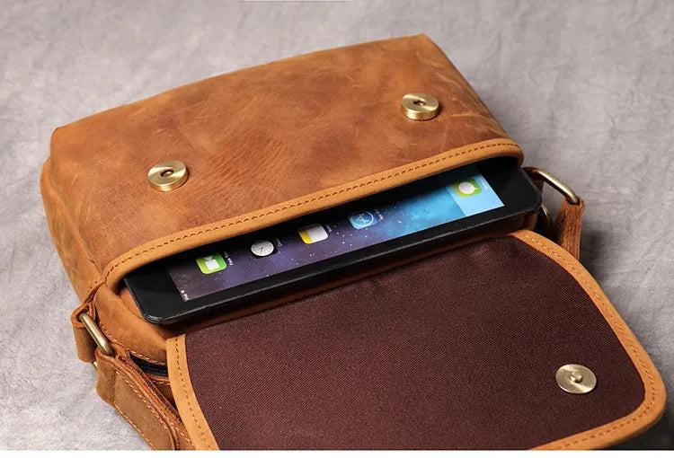 Genuine Leather Crossbody Bag