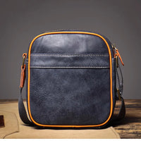 Vintage Crazy Horse Leather Crossbody Bag