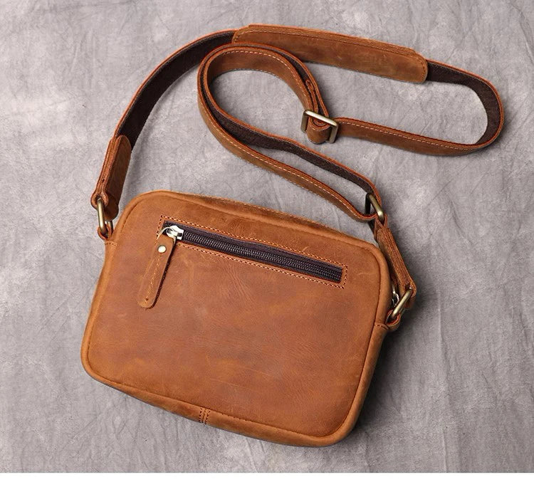 Genuine Leather Crossbody Bag