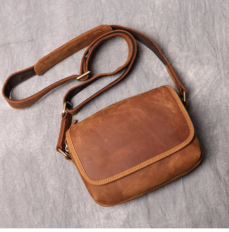 Genuine Leather Crossbody Bag