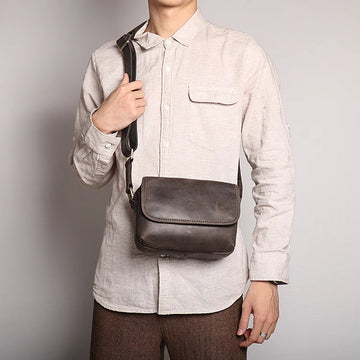 Genuine Leather Crossbody Bag