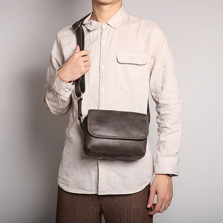 Genuine Leather Crossbody Bag