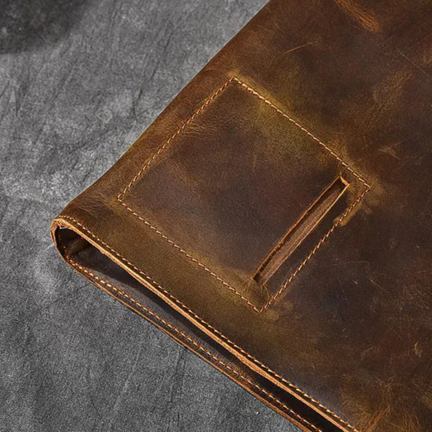 Genuine Leather Multi-Use Messenger Bag