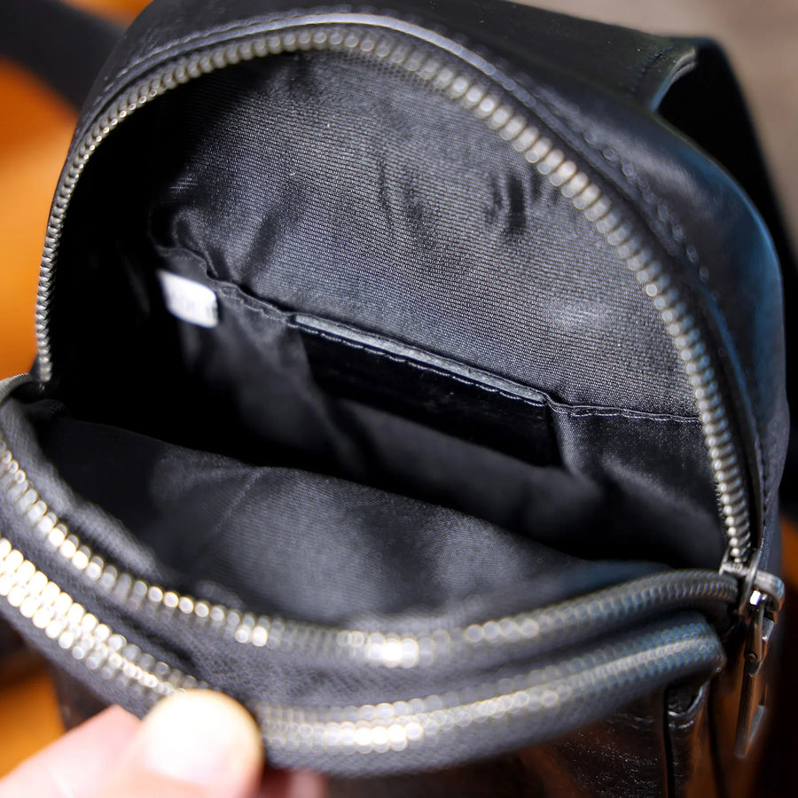Men’s Leather Crossbody Sling Bag