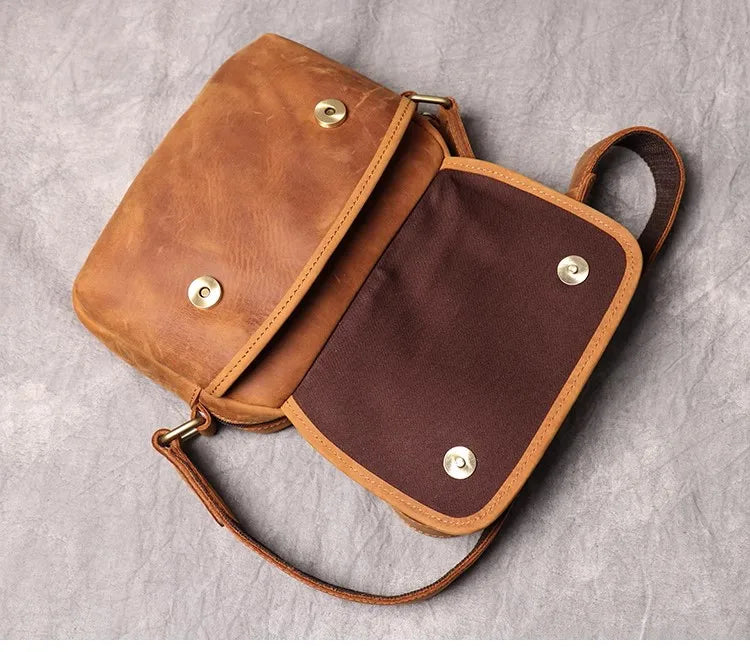 Genuine Leather Crossbody Bag