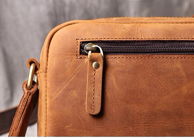 Genuine Leather Crossbody Bag