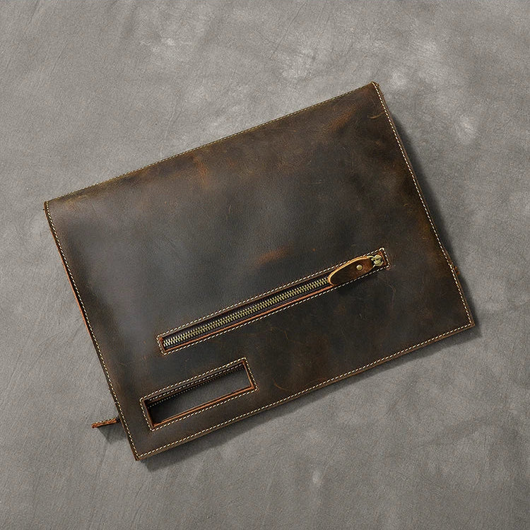 Genuine Leather Multi-Use Messenger Bag