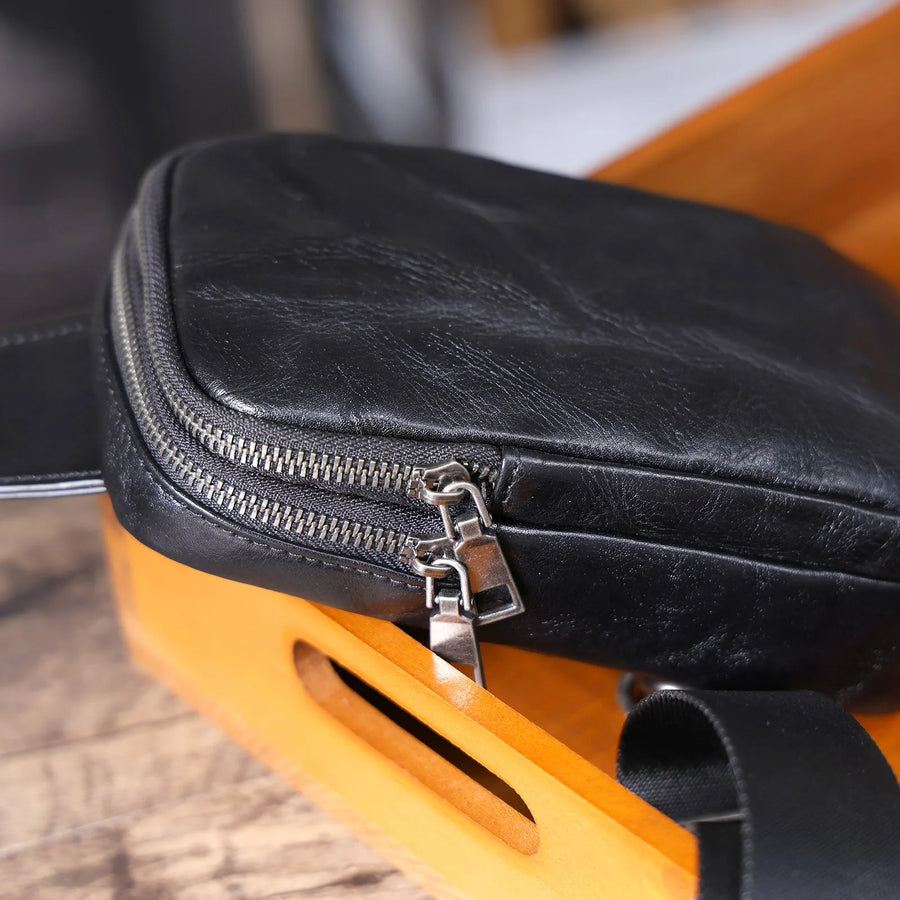 Men’s Leather Crossbody Sling Bag