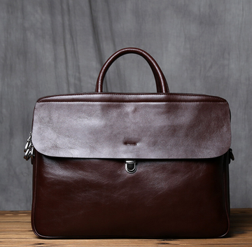 Italian Leather Briefcase – Classic Business Bag