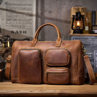 Titan Multi-Pocket Large Leather Briefcase