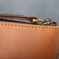 Vintage Crazy Horse Leather Shoulder Messenger Bag