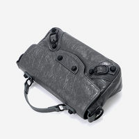 Cowhide Leather Mini Top Handle Bag