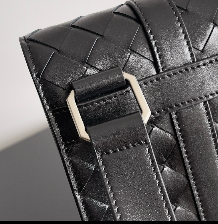 Woven Leather Crossbody Bag