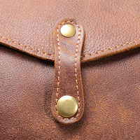 Handmade Vintage Cowhide Leather Duffle Bag