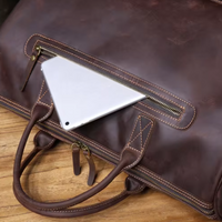 Titan Multi-Pocket Large Leather Briefcase