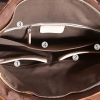 Trifold Artisan Leather Convertible Bag