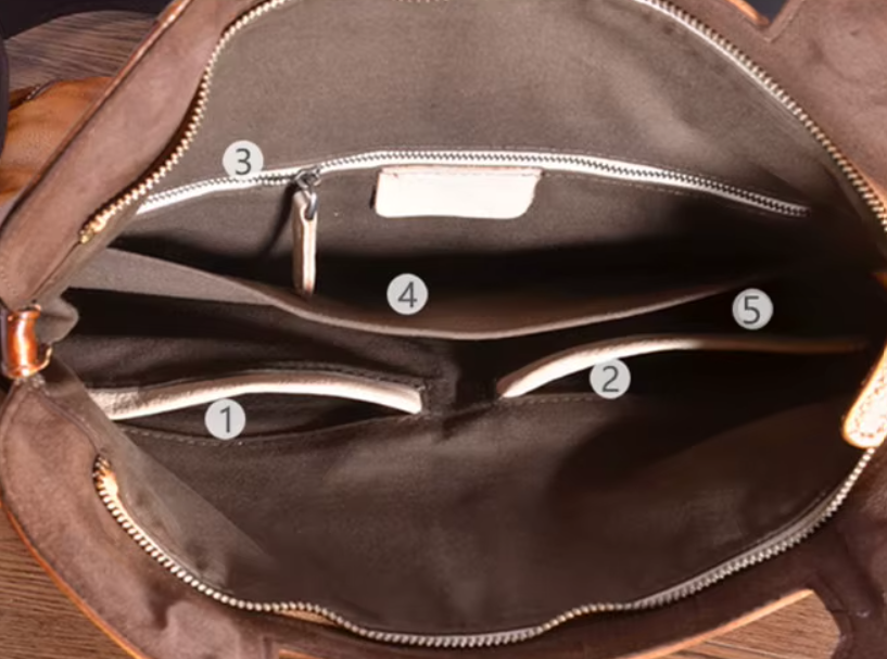 Trifold Artisan Leather Convertible Bag