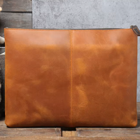 Vintage Crazy Horse Leather Shoulder Messenger Bag