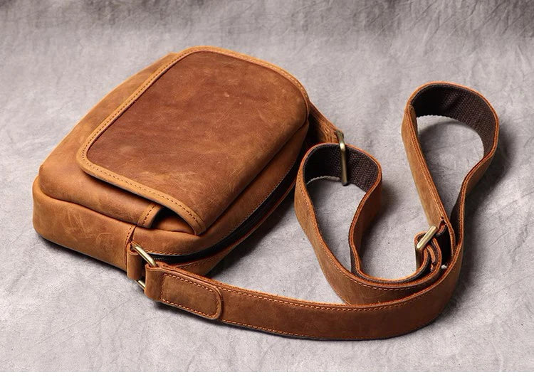 Genuine Leather Crossbody Bag