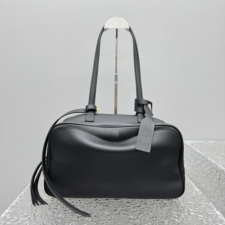 Full Grain Leather Boston Bag