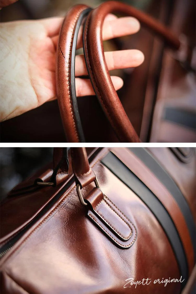 Handmade Italian Leather Travel Bag