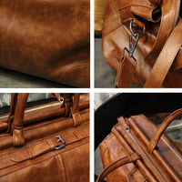 Classic Voyager Leather Travel Duffel