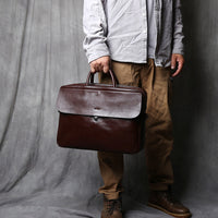 Italian Leather Briefcase – Classic Business Bag