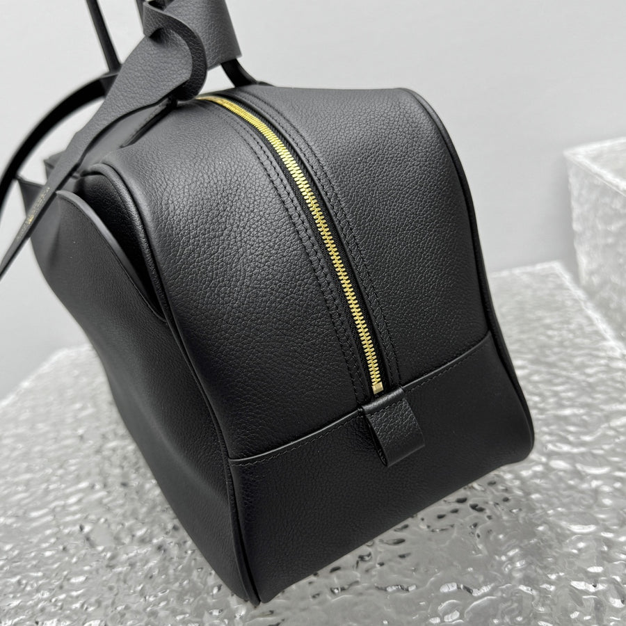 Full Grain Leather Boston Bag