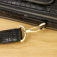 Royal Croc Leather Briefcase