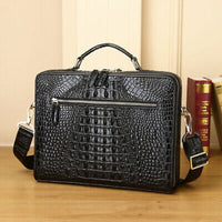 Royal Croc Leather Briefcase