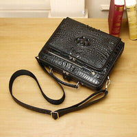Royal Croc Leather Briefcase