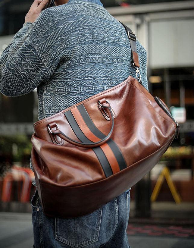 Handmade Italian Leather Travel Bag