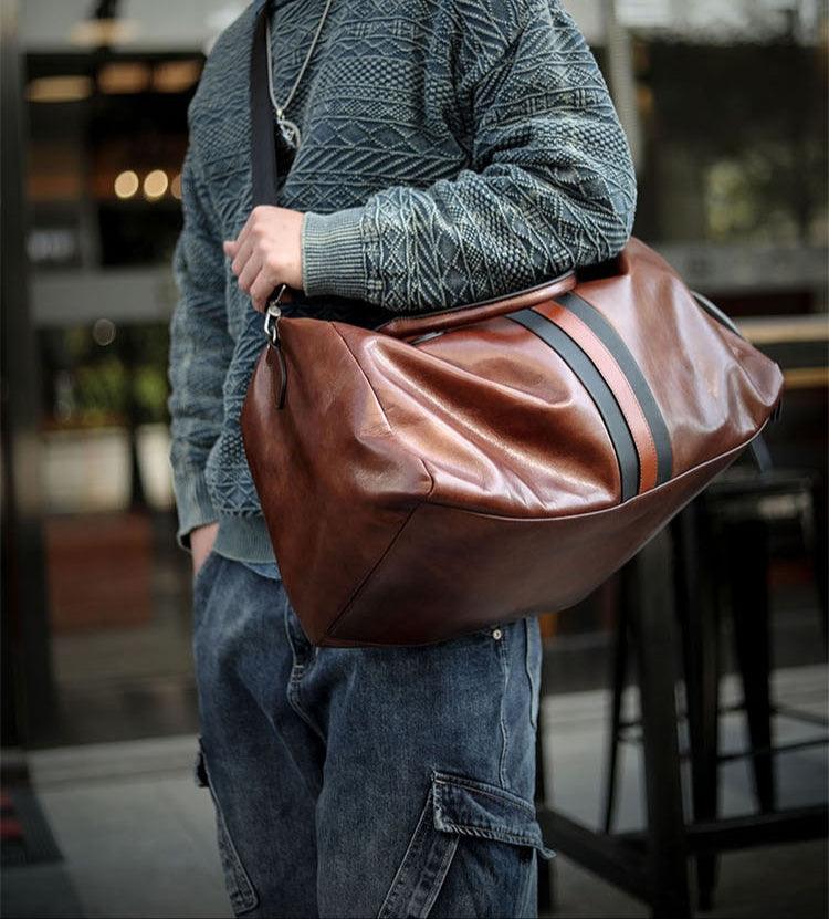 Handmade Italian Leather Travel Bag